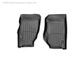 Picture of WeatherTech FloorLiners - Black - Front - 2 Piece