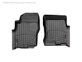 Picture of WeatherTech FloorLiners - Black - Front - 2 Piece