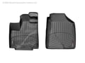 Picture of WeatherTech FloorLiners - Black - Front - 2 Piece