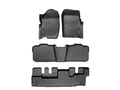 Picture of WeatherTech FloorLiners - Black - Front, Rear & 3rd Row