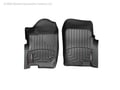 Picture of WeatherTech FloorLiners - Black - Front - 2 Piece