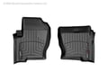 Picture of WeatherTech FloorLiners - Black - Front - 2 Piece