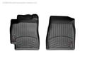 Picture of WeatherTech FloorLiners - Black - Front - 2 Piece