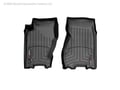 Picture of WeatherTech FloorLiners - Black - Front - 2 Piece