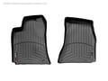 Picture of WeatherTech FloorLiners - Black - Front - 2 Piece