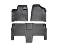 Picture of WeatherTech FloorLiners - Black - Front & Rear - With Swivel-N-Go Seats