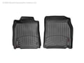 Picture of WeatherTech FloorLiners - Black - Front - 2 Piece