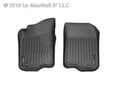 Picture of WeatherTech FloorLiners - Black - Front - 2 Piece