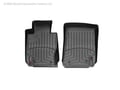 Picture of WeatherTech FloorLiners - Black - Front - 2 Piece