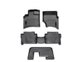 Picture of WeatherTech FloorLiners - Black - Front, Rear & 3rd Row