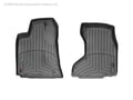 Picture of WeatherTech FloorLiners - Black - Front - 2 Piece