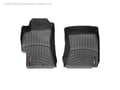 Picture of WeatherTech FloorLiners - Black - Front - 2 Piece