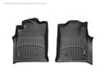 Picture of WeatherTech FloorLiners - Black - Front - 2 Piece