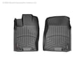 Picture of WeatherTech FloorLiners - Black - Front - 2 Piece