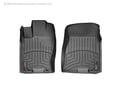 Picture of WeatherTech FloorLiners - Black - Front - 2 Piece