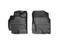 Picture of WeatherTech FloorLiners - Black - Front - 2 Piece