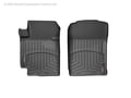 Picture of WeatherTech FloorLiners - Black - Front - 2 Piece