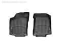 Picture of WeatherTech FloorLiners - Black - Front - 2 Piece