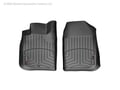 Picture of WeatherTech FloorLiners - Black - Front - 2 Piece