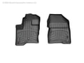 Picture of WeatherTech FloorLiners - Black - Front - 2 Piece