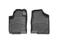 Picture of WeatherTech FloorLiners - Black - Front - 2 Piece