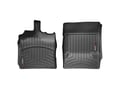 Picture of WeatherTech FloorLiners - Black - Front - 2 Piece