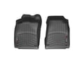 Picture of WeatherTech FloorLiners - Black - Front - 2 Piece