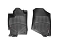 Picture of WeatherTech FloorLiners - Black - Front - 2 Piece