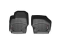 Picture of WeatherTech FloorLiners - Black - Front - 2 Piece