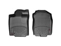 Picture of WeatherTech FloorLiners - Black - Front - 2 Piece