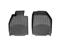 Picture of WeatherTech FloorLiners - Black - Front - 2 Piece