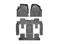 Picture of WeatherTech FloorLiners - Front, 2nd & 3rd Row - 1 Piece 2nd/3rd Row - Black