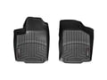 Picture of WeatherTech FloorLiners - Black - Front - 2 Piece