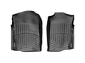 Picture of WeatherTech FloorLiners - Black - Front - 2 Piece