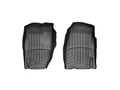 Picture of WeatherTech FloorLiners - Black - Front - 2 Piece