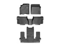 Picture of WeatherTech FloorLiners - Front, 2nd & 3rd Row - Black