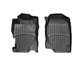 Picture of WeatherTech FloorLiners - Black - Front - 2 Piece