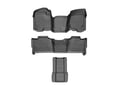 Picture of WeatherTech FloorLiners - Front, 2nd & 3rd Row - Black