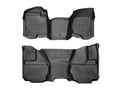 Picture of WeatherTech FloorLiners - Front & Rear - Over-The-Hump - Black