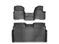 Picture of WeatherTech FloorLiners - Front & Rear - Over-The-Hump - Black