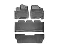 Picture of WeatherTech FloorLiners - Front, 2nd & 3rd Row - Black