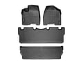 Picture of WeatherTech FloorLiners - Front, 2nd & 3rd Row - Black