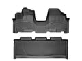 Picture of WeatherTech FloorLiners - Front & Rear - Over-The-Hump - Black