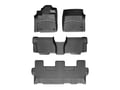 Picture of WeatherTech FloorLiners - Front, 2nd & 3rd Row - Black