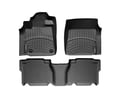 Picture of WeatherTech FloorLiners - Black - Front & Rear