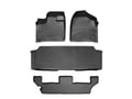 Picture of WeatherTech FloorLiners - Front, 2nd & 3rd Row - Black