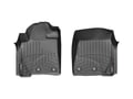 Picture of WeatherTech FloorLiners - Black - Front - 2 Piece