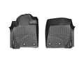 Picture of WeatherTech FloorLiners - Black - Front - 2 Piece