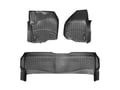 Picture of WeatherTech FloorLiners - Front & Rear - Black