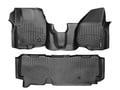 Picture of WeatherTech FloorLiners - Front & Rear Over-The-Hump - Black